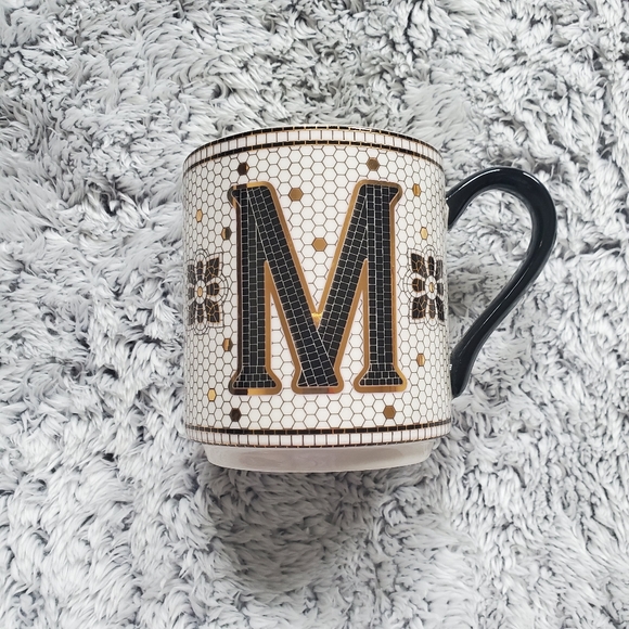 Anthropologie Other - Tiled Margot momogram mug